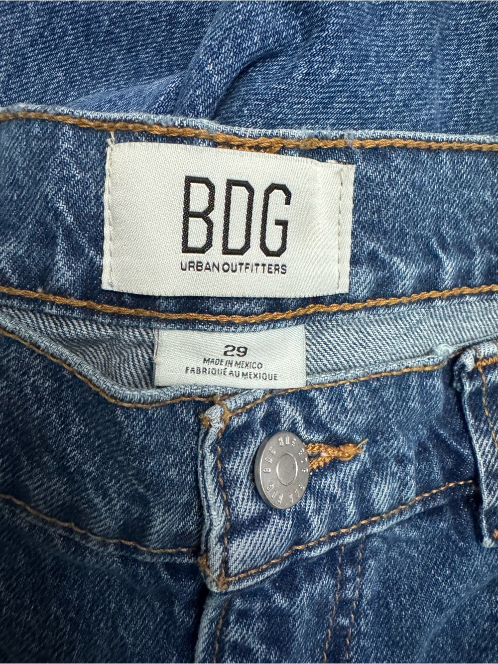 Women’s BDG Barrel Leg Jeans with Knee Panel Seam Size 29 - Picture 9 of 9
